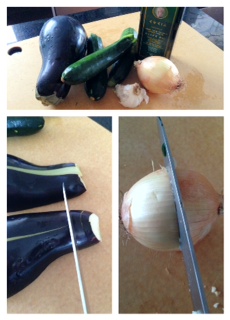 zucchini and eggplant