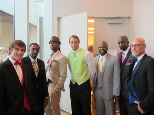 Men at #CLTFashionWK Bridal Event