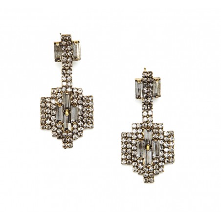 Sole society art deco drop earring